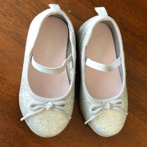 Sparkly, glittery ballet flats
